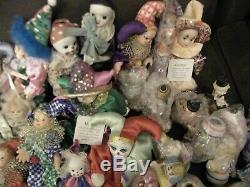 Lot of 60+Vintage Large Clown Collection