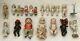 Lot Of Antique Small Baby Doll Vintage Bisque Porcelain Varied Painted