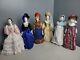 Lot Of Six Vintage Russian Porcelain Cone Shaped Body Doll