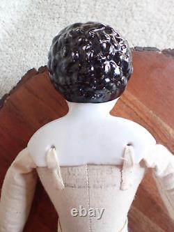 Lovely Antique China Head Doll 15 with Brush Strokes Around Face