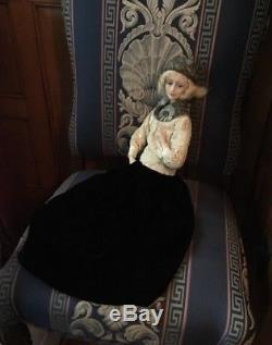 Lovely Vintage Edna Daly Hand Made Wax Edwardian Victorian Style Lady Doll