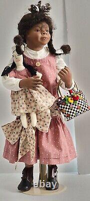 Lucinda Vintage Porcelain Reproduction Doll OOAK 24 Tall from Van Osdell