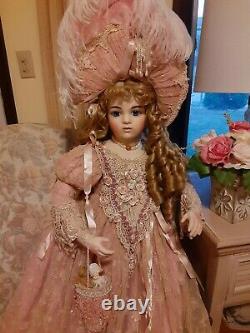 MARY BENNER VICTORIA ROSE DOLL ANTIQUE REPRODUCTION BRU JNE 15 NIB only150 made