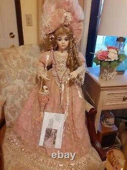 MARY BENNER VICTORIA ROSE DOLL ANTIQUE REPRODUCTION BRU JNE 15 NIB only150 made