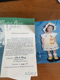 MASTERPIECE GALLERY Monika Levenig Porcelain Artist Doll CHARLOTTE. 24, 524/600