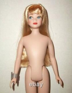 MATTEL Barbie VINTAGE REPRO BLONDE PORCELAIN SKIPPER DOLL ONLY NEW FROM BOX