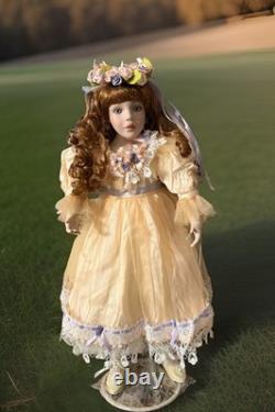 Marie Osmond Victorian Porcelain Doll Collette- Spring/FallLE441/1000, 26 in