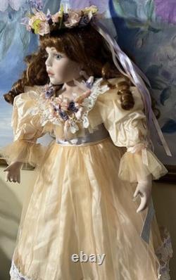 Marie Osmond Victorian Porcelain Doll Collette- Spring/FallLE441/1000, 26 in