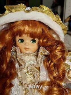 Maryse Nicole Jenny Vintage 1990 Full Porcelain Antique Doll Victorian French