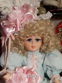 Maryse Nicole Laurel Vintage 1990 Full Porcelain Antique Doll