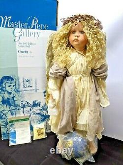 Master Piece Gallery LINDA VALENTINO-MICHEL PORCELAIN DOLL Charity 30in NRFB