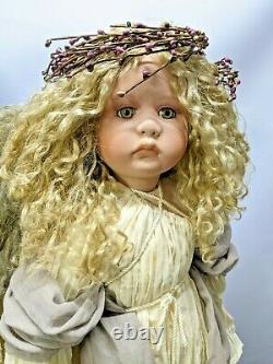 Master Piece Gallery LINDA VALENTINO-MICHEL PORCELAIN DOLL Charity 30in NRFB