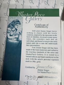 Master piece Gallery Charity By Jeanne Singr #45 Limited Edition Artist doll New