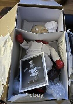 McDonald's 1995 Anniversary Collection Speedee Porcelain Doll 1st Edition NIB