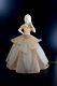 Mid Century Vintage Figural Half Doll Table Lamp Porcelain 1940s/1950s Celuloid