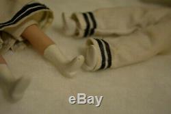 Miniature Doll Porcelain Sailor Dollhouse 112 Boy Girl Pair Nautical Vintage