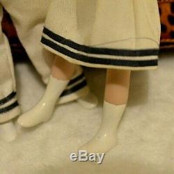 Miniature Doll Porcelain Sailor Dollhouse 112 Boy Girl Pair Nautical Vintage