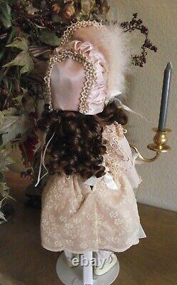 NEW ANTIQUE REPRODUCTION 18 in FULL BALL JOINTED BODY PORCELAIN VICTORIAN DOLL