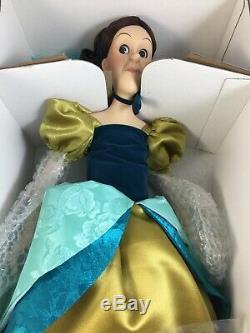 NEW DISNEY CINDERELLA STEPSISTER ANASTASIA PORCELAIN KEEPSAKE DOLL 19 Vintage