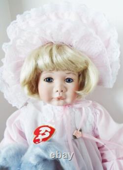 NEW KYRA 22 in KAIS PORCELAIN SEATED TODDLER GAIL SHUMAKER AMERICAN ARTIST DOLLS