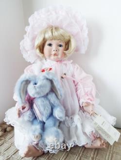 NEW KYRA 22 in KAIS PORCELAIN SEATED TODDLER GAIL SHUMAKER AMERICAN ARTIST DOLLS