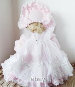 NEW KYRA 22 in KAIS PORCELAIN SEATED TODDLER GAIL SHUMAKER AMERICAN ARTIST DOLLS