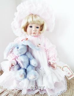 NEW KYRA 22 in KAIS PORCELAIN SEATED TODDLER GAIL SHUMAKER AMERICAN ARTIST DOLLS