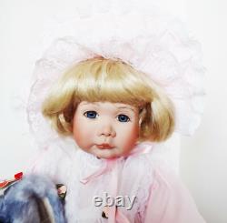 NEW KYRA 22 in KAIS PORCELAIN SEATED TODDLER GAIL SHUMAKER AMERICAN ARTIST DOLLS