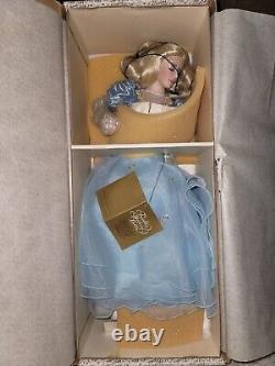 NEW Vintage Franklin Sleeping Beauty 19 Porcelain Doll Heirloom, Chaise Couch