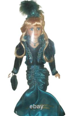 NIB Rare Vintage Collectors Choice fine bisque porcelain 17 Mermaid doll NRFB