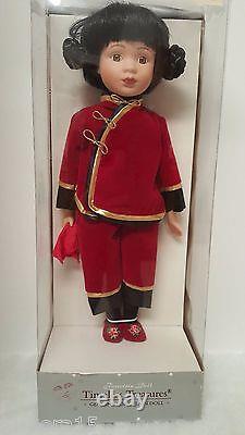 NIB Timeless Treasures Oriental Dressed Genuine Porcelain 16 Doll