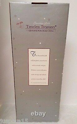 NIB Timeless Treasures Oriental Dressed Genuine Porcelain 16 Doll