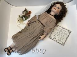 NIB Vintage Show Stoppers Inc. 26 Porcelain Doll Fawne With Original Box + COA