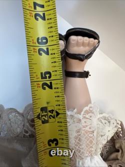 NIB Vintage Show Stoppers Inc. 26 Porcelain Doll Fawne With Original Box + COA