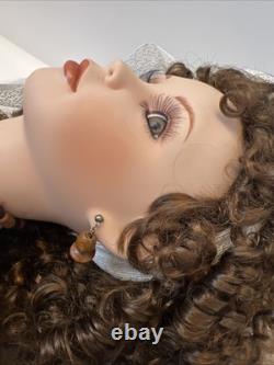 NIB Vintage Show Stoppers Inc. 26 Porcelain Doll Fawne With Original Box + COA