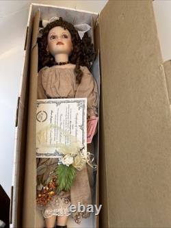 NIB Vintage Show Stoppers Inc. 26 Porcelain Doll Fawne With Original Box + COA