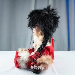 Native American Indian Porcelain Vintage Papoose Cheyenne Boy Doll
