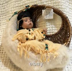 Native American Vintage Doll. Sleepy Eyes by Porcelain Images Doll Studio. 12