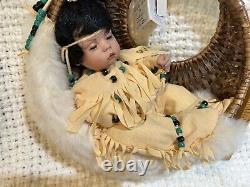 Native American Vintage Doll. Sleepy Eyes by Porcelain Images Doll Studio. 12
