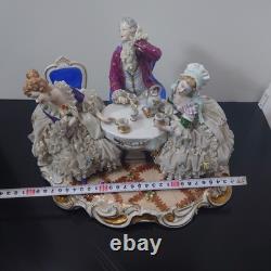 Nice German Antique Unter weiss bach Porcelain Lace Doll Figurine Lady