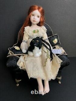 OOAK Collectible Porcelain Doll by Linda Mason, Vintage Series LE 4