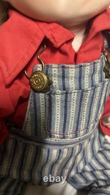 OOAK Porcelain Boy Doll Handmade One of a Kind Collectible Vintage Railroad