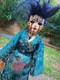 Ooak Porcelain Japanese Witch Doll Aiko Witch 45 Cm