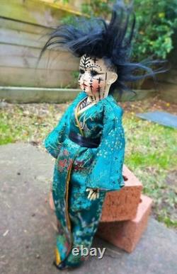 OOAK Porcelain Japanese Witch Doll Aiko Witch 45 cm