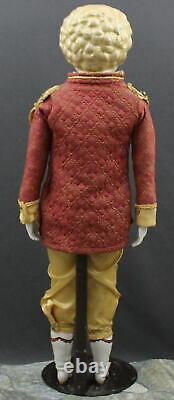 OUTSTANDING LARGE GERMAN ANTIQUE MALE CHINA DOLL by'KLING