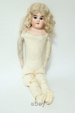Old 19 11/16in Size French Porcelain Head Doll Porcelain Dolls Fashion Doll