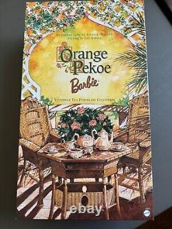 Orange Pekoe Barbie Doll from Victorian Tea Porcelain Collection Mattel 25507NIB