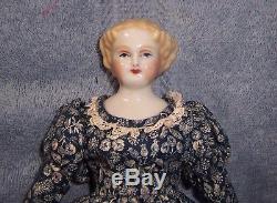 PRETTY! 10 Vintage Antique German Porcelain China Head Doll