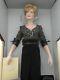 Princess Diana Porcelain Portrait Doll Franklin Mint Black Dress New In Box