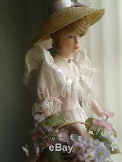 PRISCILLA 1993 Hamilton Collection Series for Vintage Porcelain Doll Collector